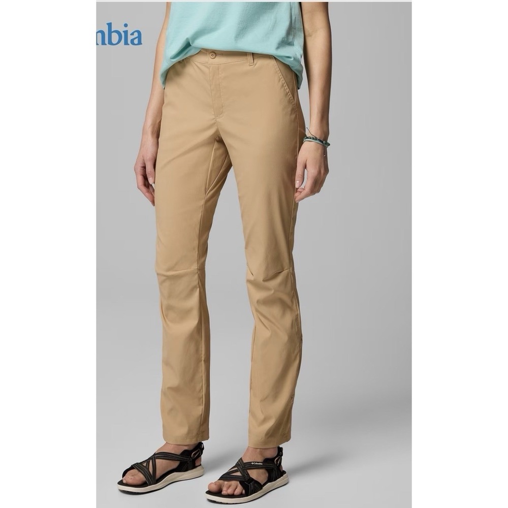 Columbia Leslie Falls II Convertible Hiking Pants Womens 16 Short New omnishield